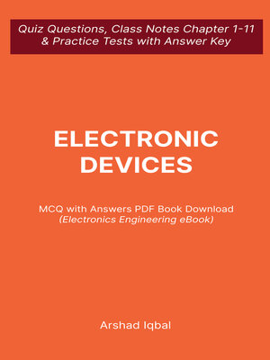 cover image of Electronic Devices MCQ Questions and Answers PDF | Electronics MCQs E-Book PDF Download